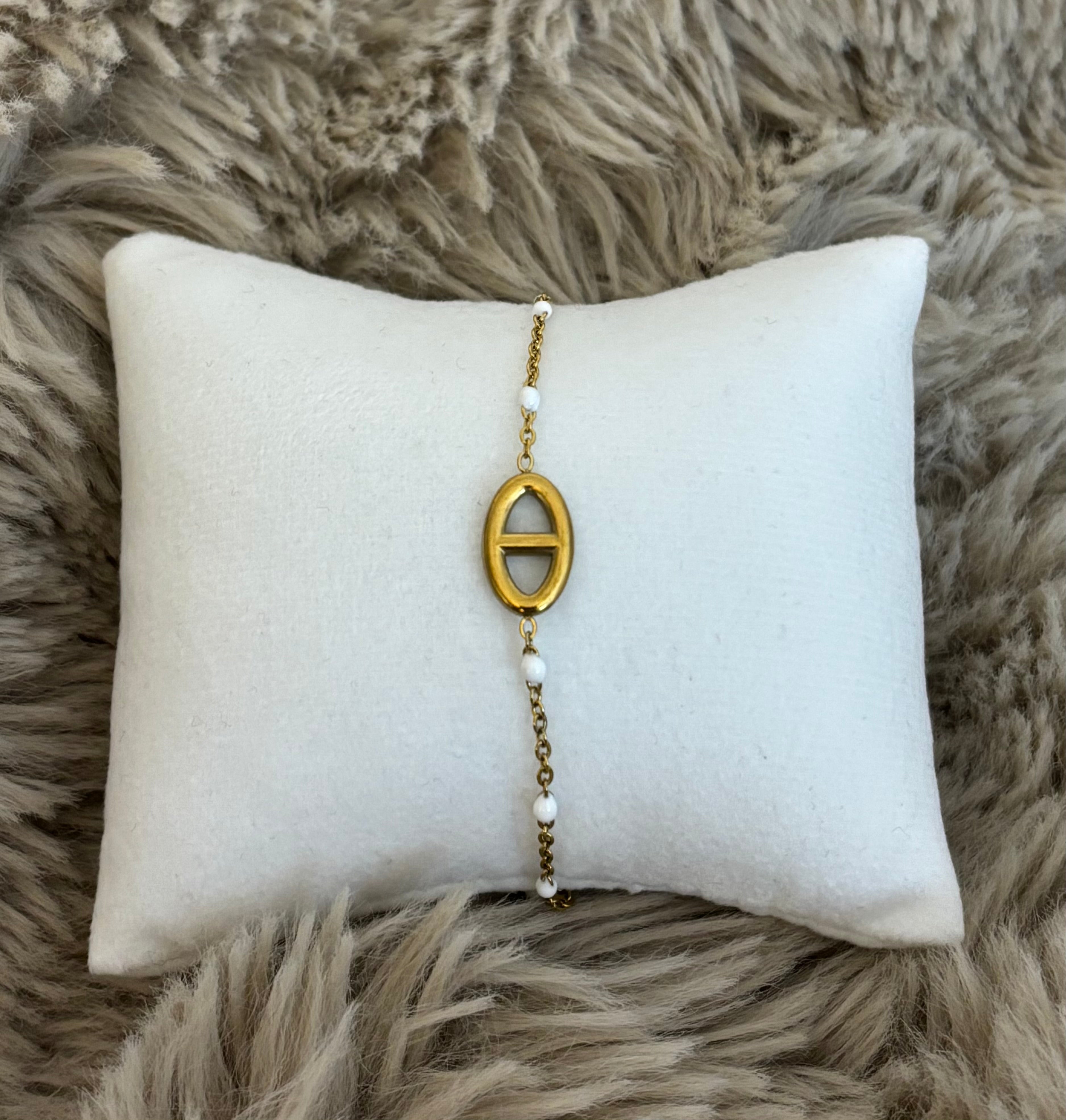 Bracelet maille marine