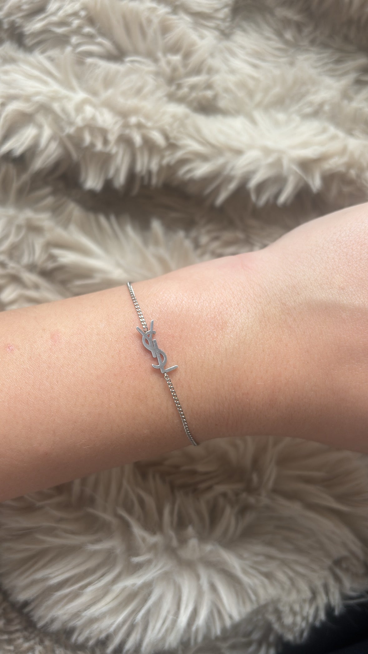 Bracelet ysl argenté