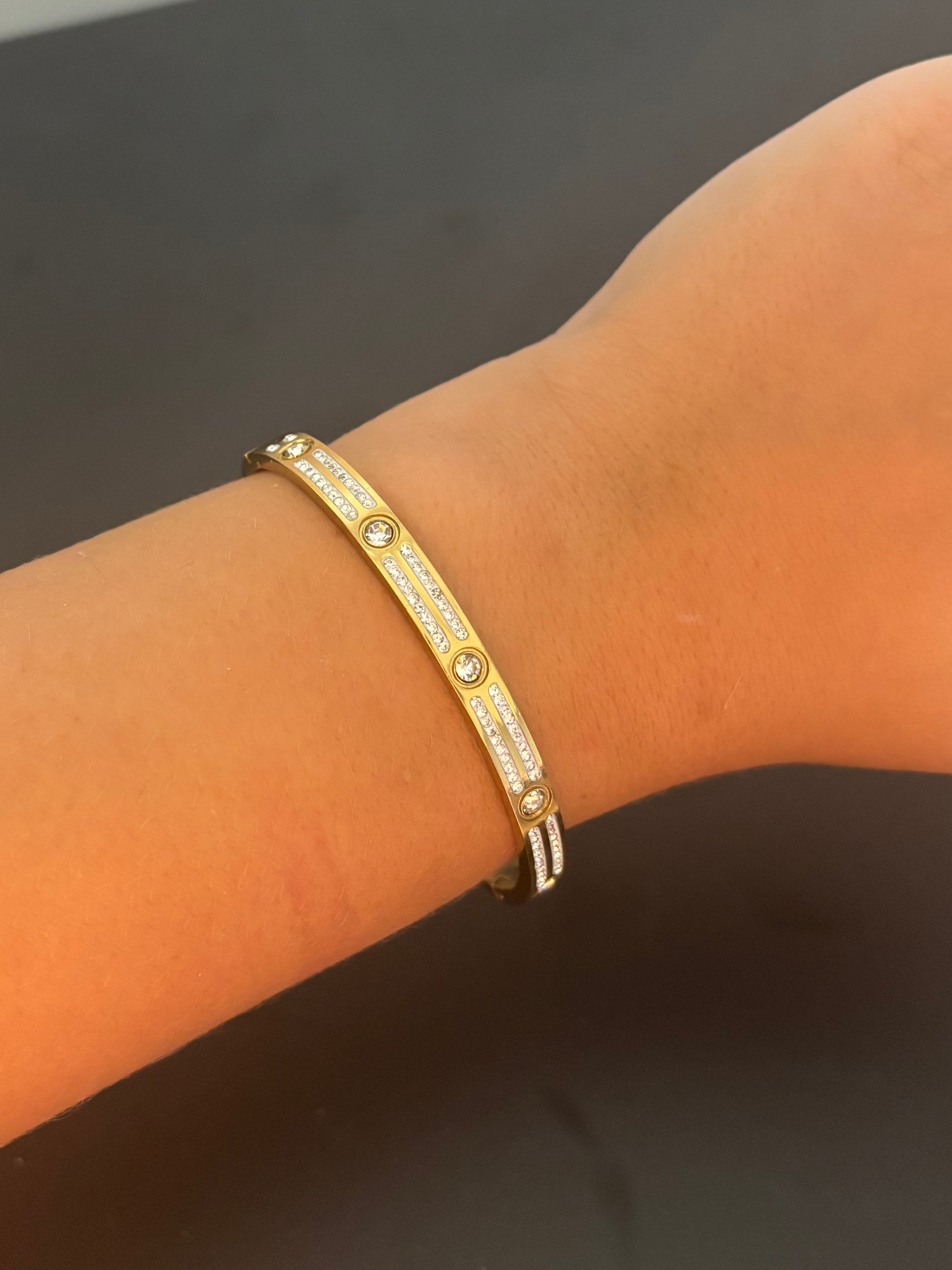 bracelet jonc Esmeralda